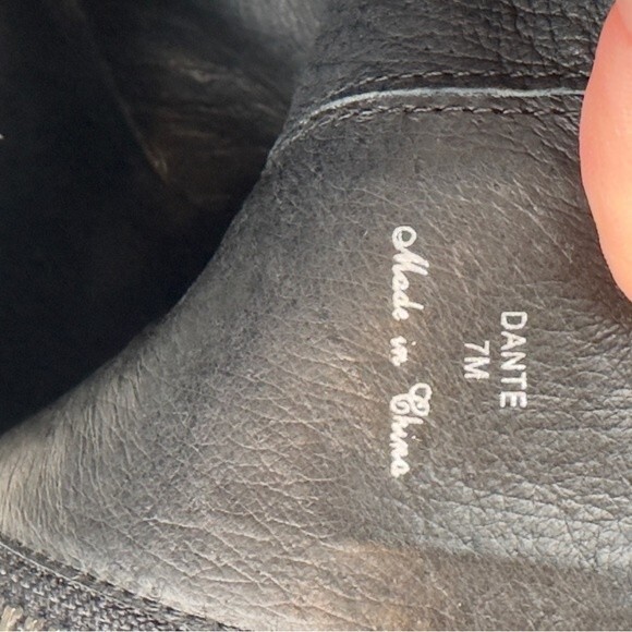 Donald J. Pliner Dante Zippered Black Leather
Booties in 7M -Like New - Picture 4 of 11